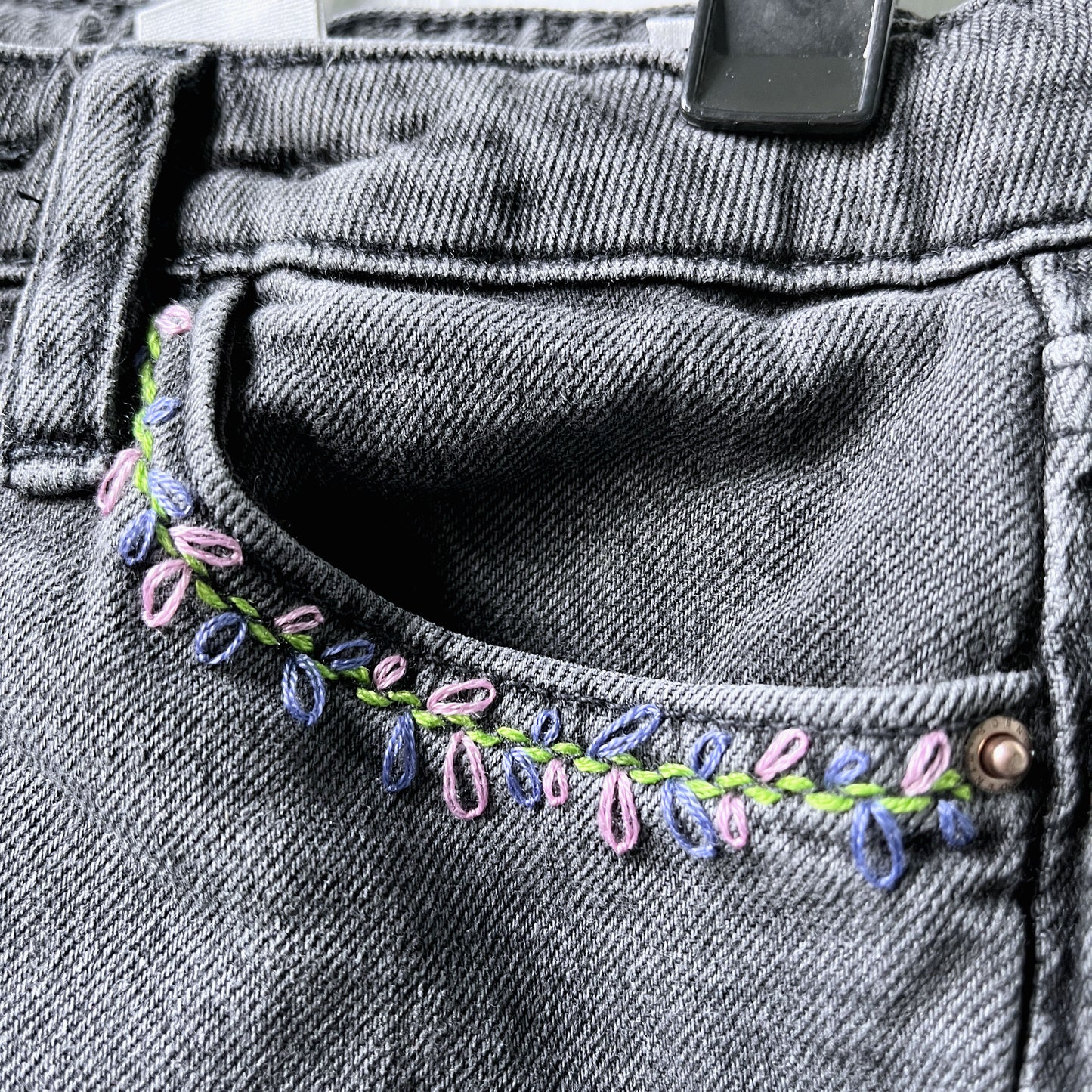 Age 4-5, H&M | Spring Lavender jeans | Ready to ship