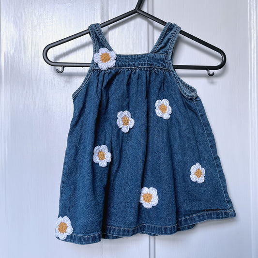 12-18 months, Guess | Daisy pinafore dress | Ready to ship