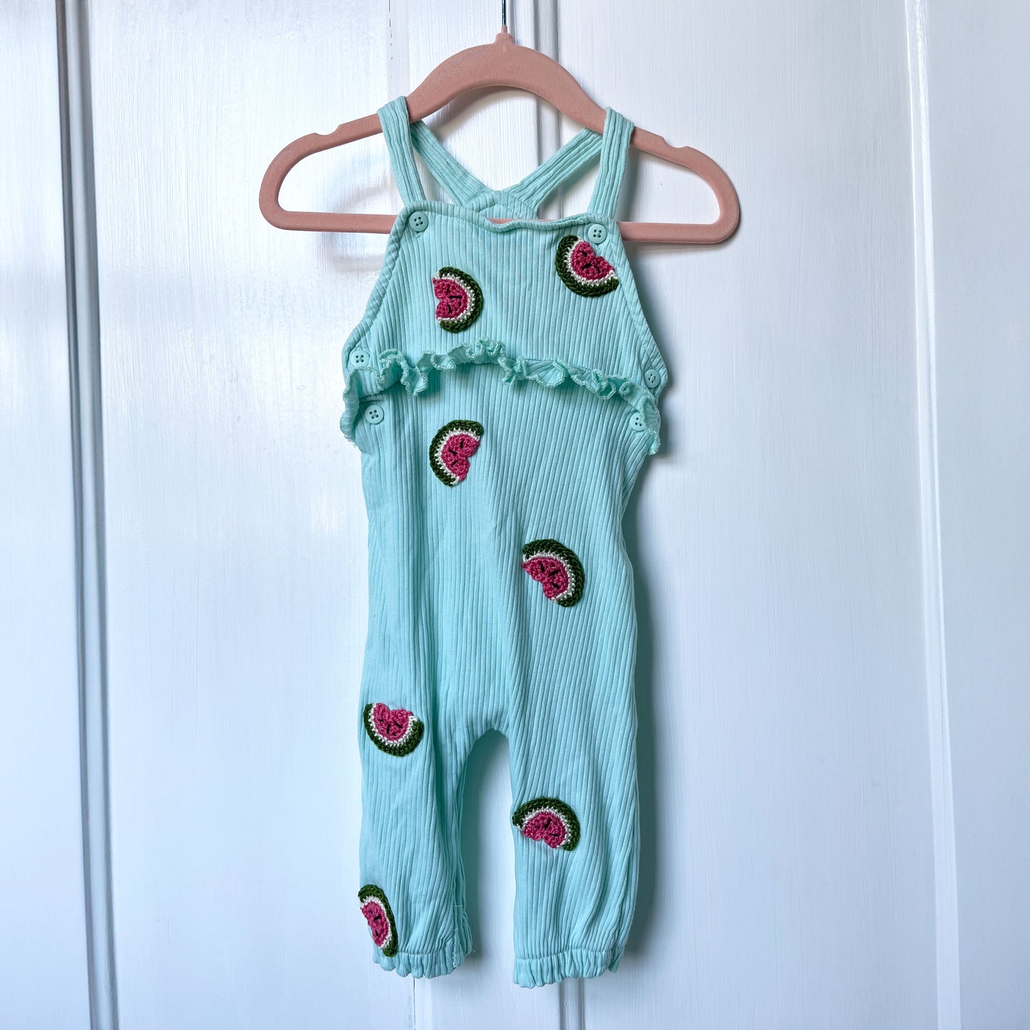 3-6 months, Dunnes Stores | Watermelon romper | Ready to ship