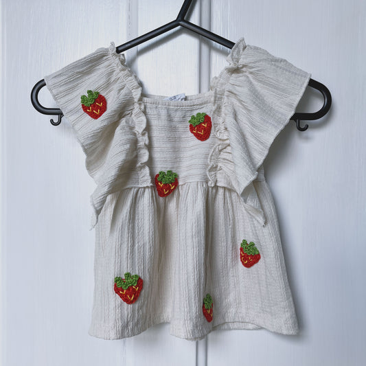 12-18 months, Zara | Strawberry dress | Ready to ship