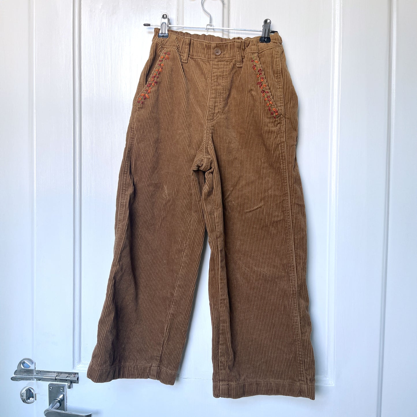 Age 7-8, Uniqlo | Autumn leaves cords | Ready to ship