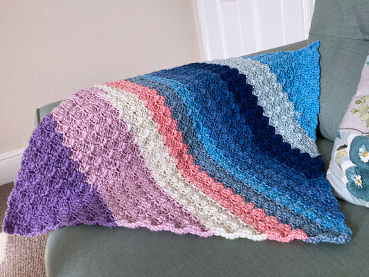 Baby stripe blanket