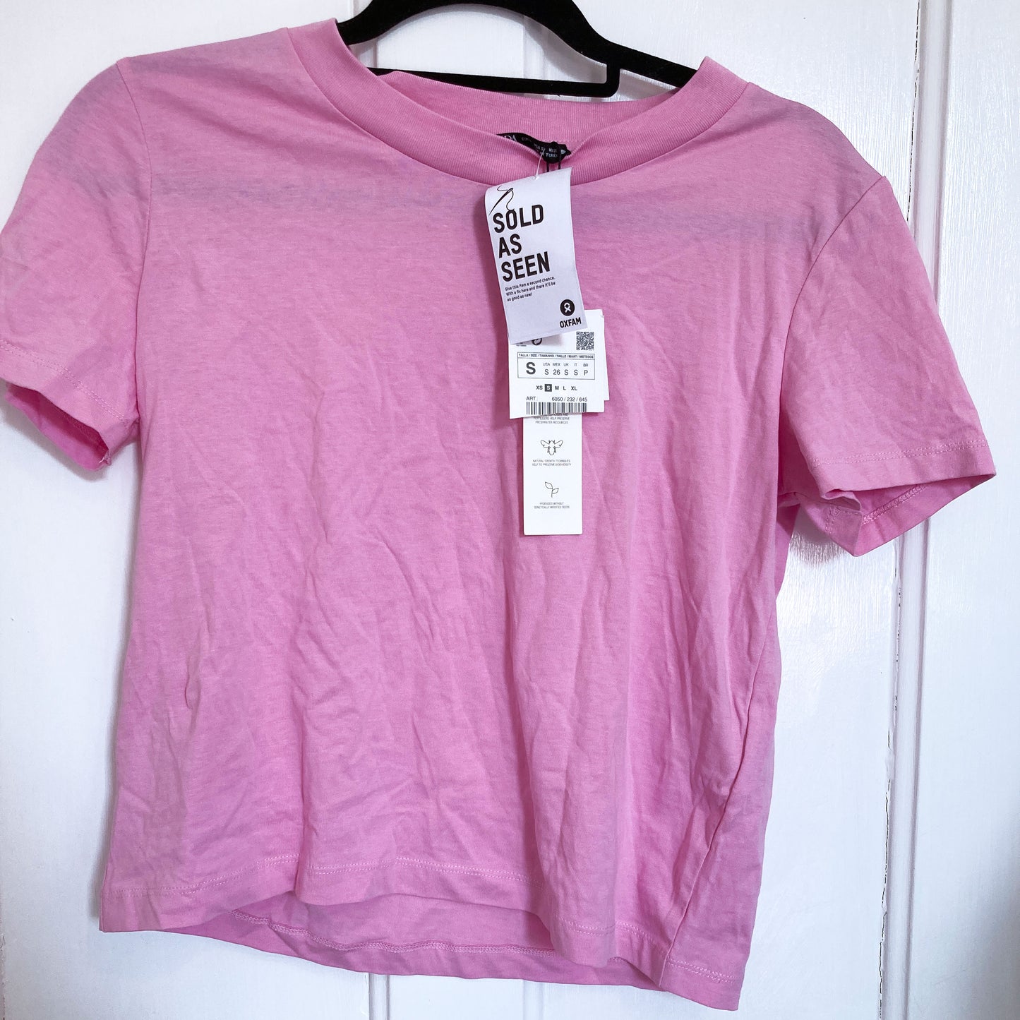 Size S, Zara | Sparkle pocket T-shirt | Ready to ship