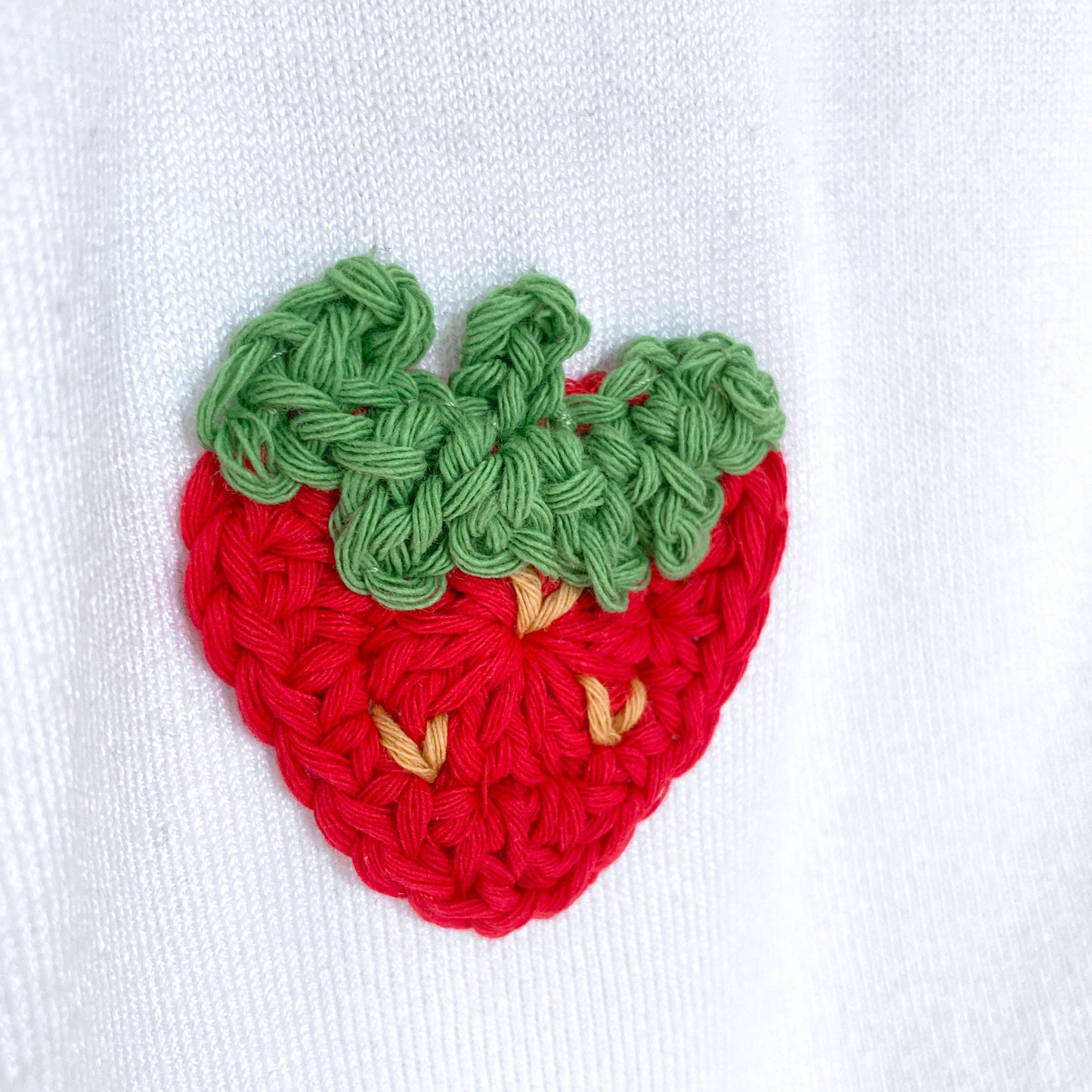 Strawberry cardigan - custom order