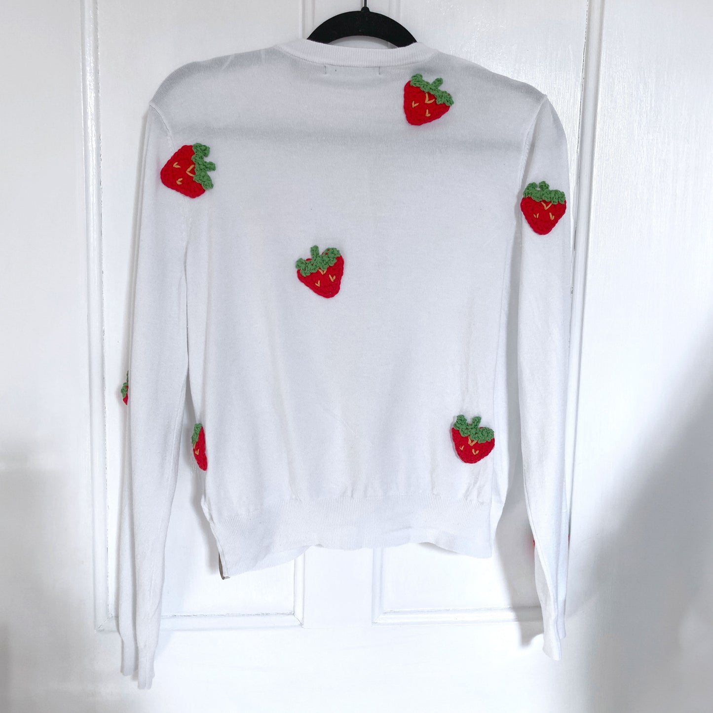 Strawberry cardigan - custom order