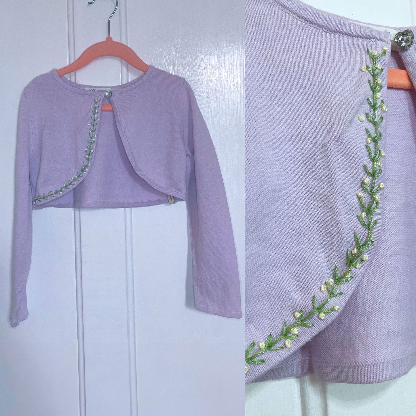 Age 4-6, H&M Kids | Purple shrug | Ready to ship