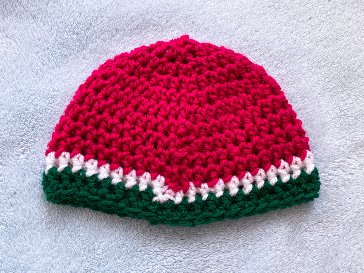 Watermelon baby hat