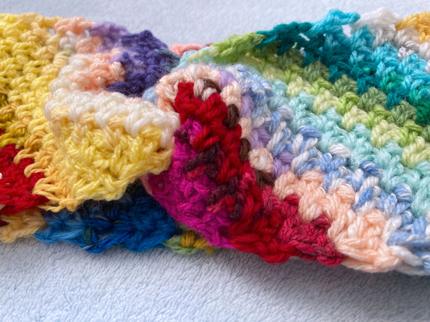 Rainbow earwarmer headband