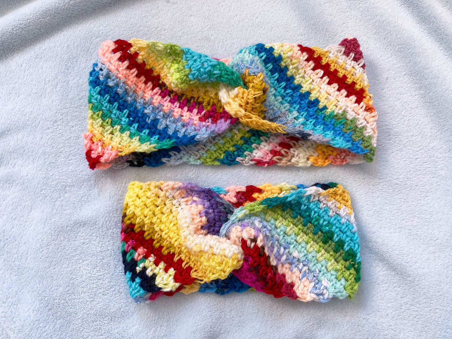 Rainbow earwarmer headband