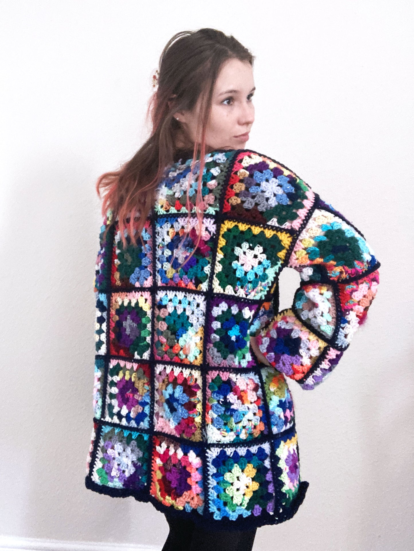 Stained glass cardigan